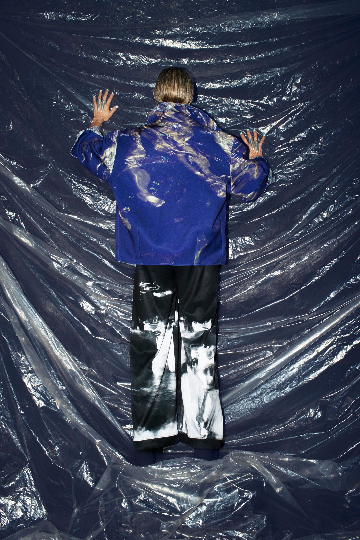 3 Photos Reversible Bomber Jacket